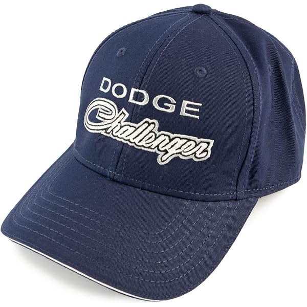 Dodge Challenger Stretch Fit Patch Hat - Embroidered Fitted Cap
